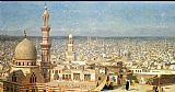 Jean-leon Gerome Canvas Paintings - View Of Cairo